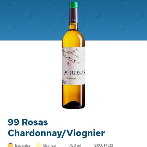 99 rosas Chardonnay Viognier