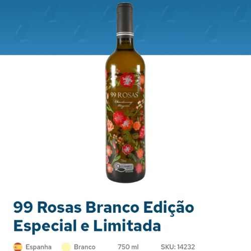 99 rosas branco edição especial e limitada
